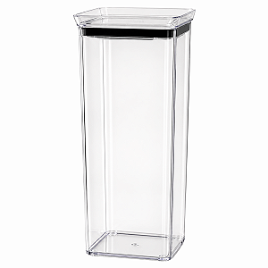 Pote Hermético Elegance 2900ml Transparente Tampa Cristal para Mantimentos