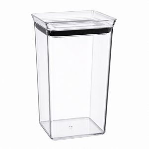 Pote Hermético Elegance 2100ml Transparente Tampa Cristal para Mantimentos