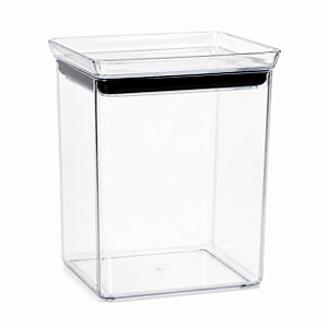 Pote Hermético Elegance 1300ml Transparente Tampa Cristal para Alimentos