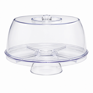 Conjunto Elegance 5 em 1 Cristal Boleira Petisqueira Saladeira 29,5cm