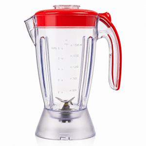 Copo Liquidificador Compatível Britânia L60 L61 L62 L63 L66 com Tampa e Lâmina