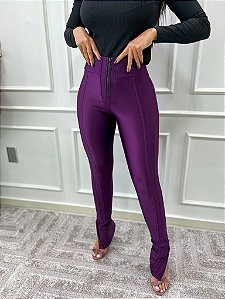 Calça Prada Julie Uva