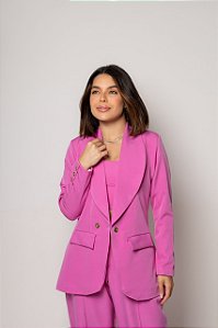 Blazer Bella Rosa Chiclete