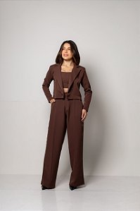 Conjunto de Alfaiataria Stella Coffee