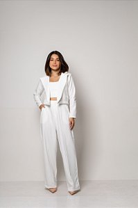 Conjunto de Alfaiataria Stella Off White