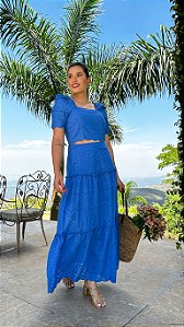 Conjunto de Laise Francesca Azul Royal