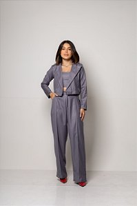 Conjunto de Alfaiataria Stella Cinza