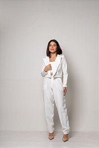 Conjunto de Alfaiataria Lavínia - Branco