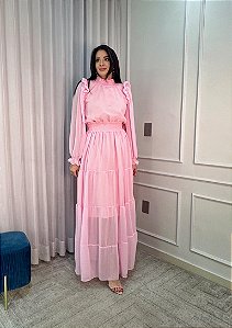 Vestido Giorgia Rosa