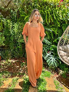 Macacão Rebeca Terracota