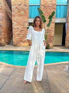 Macacão Rebeca Branco