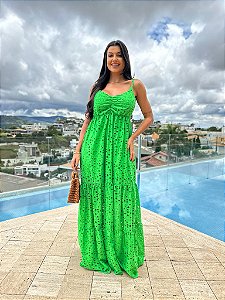 OPORTUNIDADE - Vestido Camila de Laise Verde Primavera