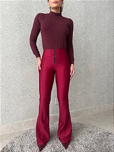 OPORTUNIDADE - Calça Prada Maria Vermelho Cherry