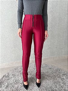 OPORTUNIDADE - Calça Prada Julie Vermelho Cherry