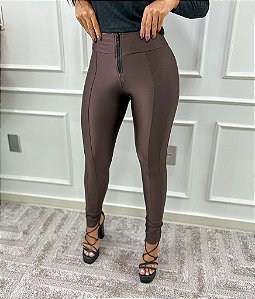 OPORTUNIDADE - Calça Prada Jade Coffee