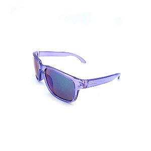 Óculos de Sol Prorider Transparente Lilás Com Lente Espelhada Colorida -  B2013-1079