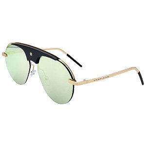 Óculos Prorider - Solar Preto e Dourado com Lentes Espelhadas - 7119C4-147