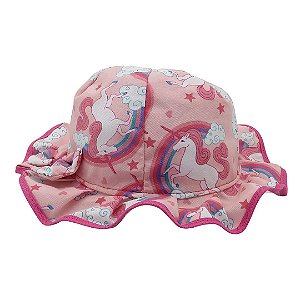 Chapéu Infantil Zjim Estampando Rosa - ZJ01-MZE-A