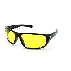 Óculos Solar Prorider Esportivo preto com lente Amarela  - RD5645