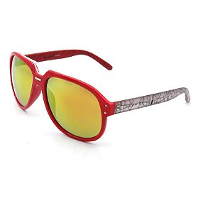 Óculos Solar Prorider Vermelho e translucido - D9029