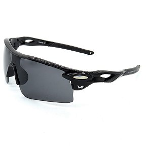 Óculos de Sol Esportivo Prorider em Grilamid® TR-90 Vermelho com lente Fumê