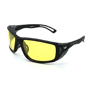 Óculos Solar Prorider  Esportivo preto com lente Amarela - RS55D