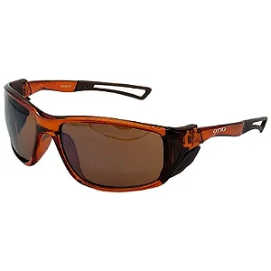 Óculos Solar OTTO Esportivo Marrom translucido com lente marrom  - R20545C6D