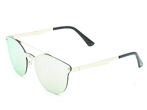 Óculos de Sol Prorider Dourado com Lente Espelhada - SIF