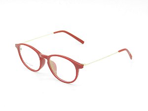 Óculos Receituário Prorider Vermelho com Dourado - B6039