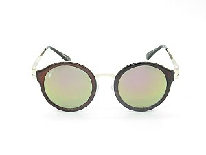 Óculos de Sol Prorider Marrom com Lente Espelhada Colors - 4978