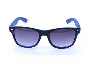 Óculos de Sol Prorider Preto e Azul Fosco com Lente Degradê - 888-2
