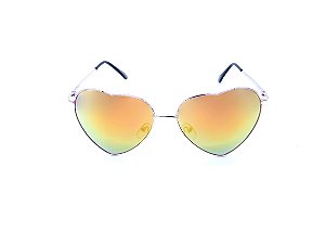 Óculos de Sol Prorider Dourado com Lente Espelhada Colors - 3026