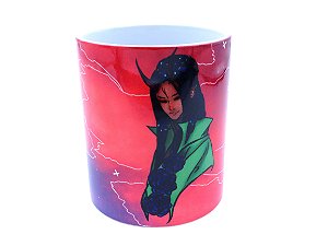 Caneca Bad Rose Personagem Autoral - BR1650 - Oni Blue Rose