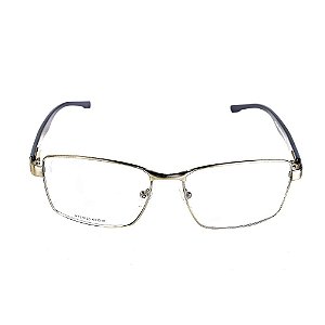 Óculos Receituário Titania Prata e Azul