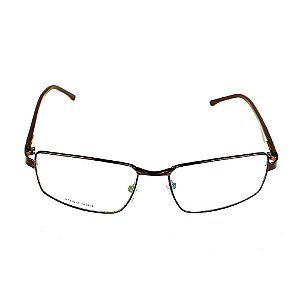 Óculos Receituário Titania Marrom com Preto