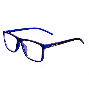 Óculos Receituário Conbelive Preto e Azul Fosco