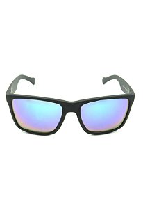 Óculos de Sol Quadrado Prorider Preto Fosco com Lente Espelhada - XZ-56-4