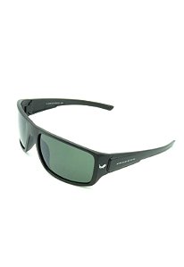 Óculos de Sol Quadrado Prorider Preto Fosco com Lente Verde - LL3100C5