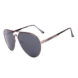 Óculos de Sol OTTO em Metal Monel® Aviador Grafite