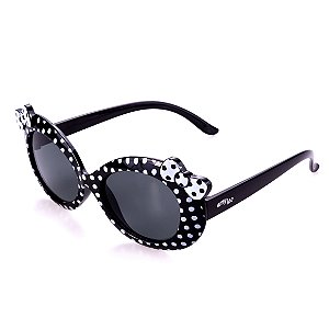 Óculos de Sol Amy Loo Laço com Bolinhas preto