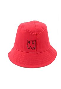 Chapeu bucket Dark Face Vermelho com desenhos - DKFBUCKET2