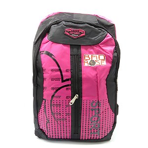 Mochila Bad Rose Preto e Rosa - BRMB55