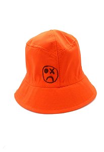 Chapeu bucket Dark Face Laranja com desenhos - DKFBUCKETL