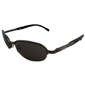 Óculos de Sol Clos em  Metal Monel®  Redondo Preto
