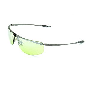 Óculos de Sol Prorider Retrô Prateado Brilhante com Lente Verde - HS5292C1