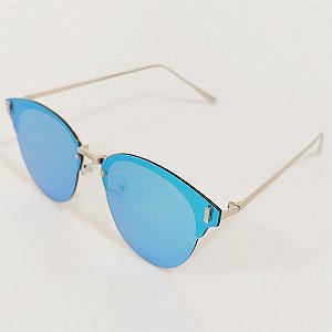 Óculos de Sol OTTO Azul e Prata