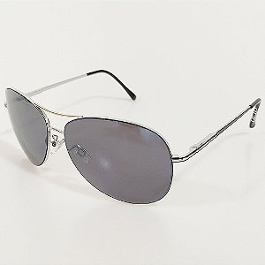 Óculos de Sol OTTO Aviador em Metal Monel® Prata
