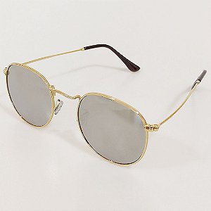 Óculos de Sol Otto Redondo Dourado