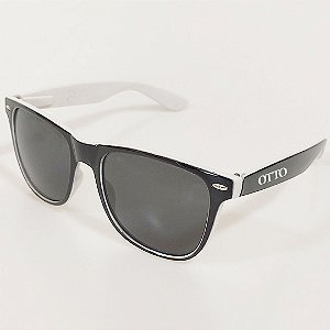 Óculos de Sol Otto Wayfarer Preto e Branco