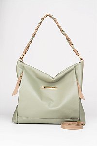 BOLSA EM COURO EB 525 ERVA DOCE/ARGILA